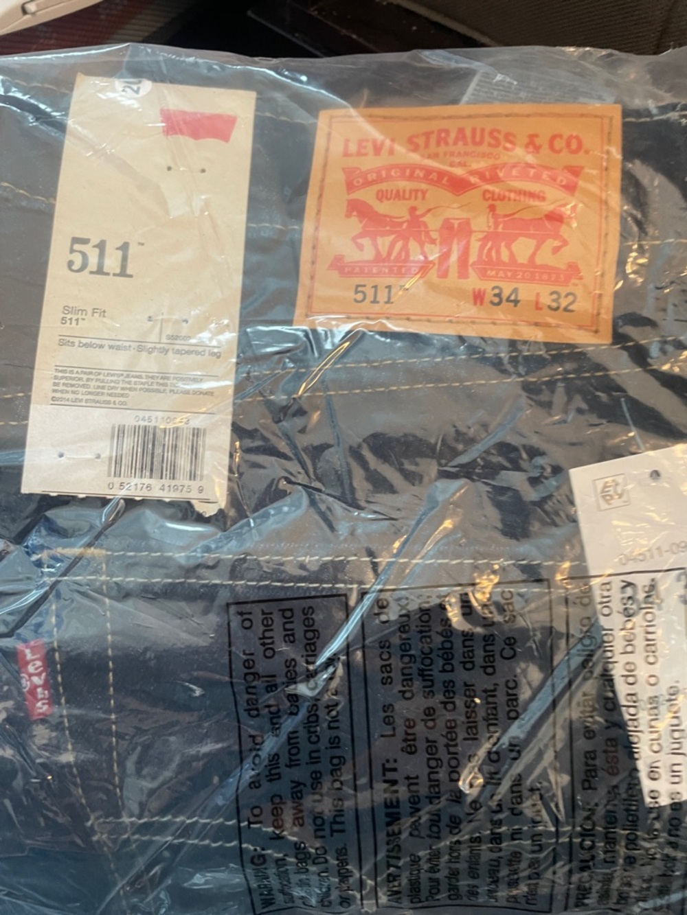 Levi's 511 Slim Fit Jeans - Navy Blue